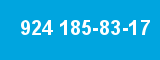 924 185-83-17 924 185-83-17